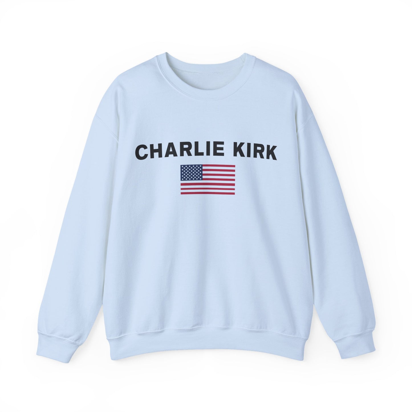 CHARLIE KIRK - USA FLAG SWEATSHIRT