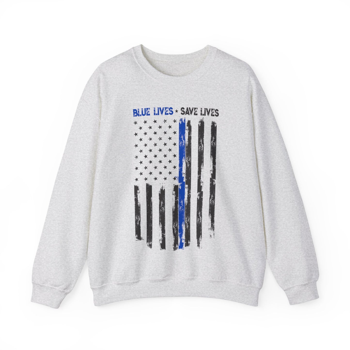 BLUE LIVES SAVE LIVES SWEATSHIRT