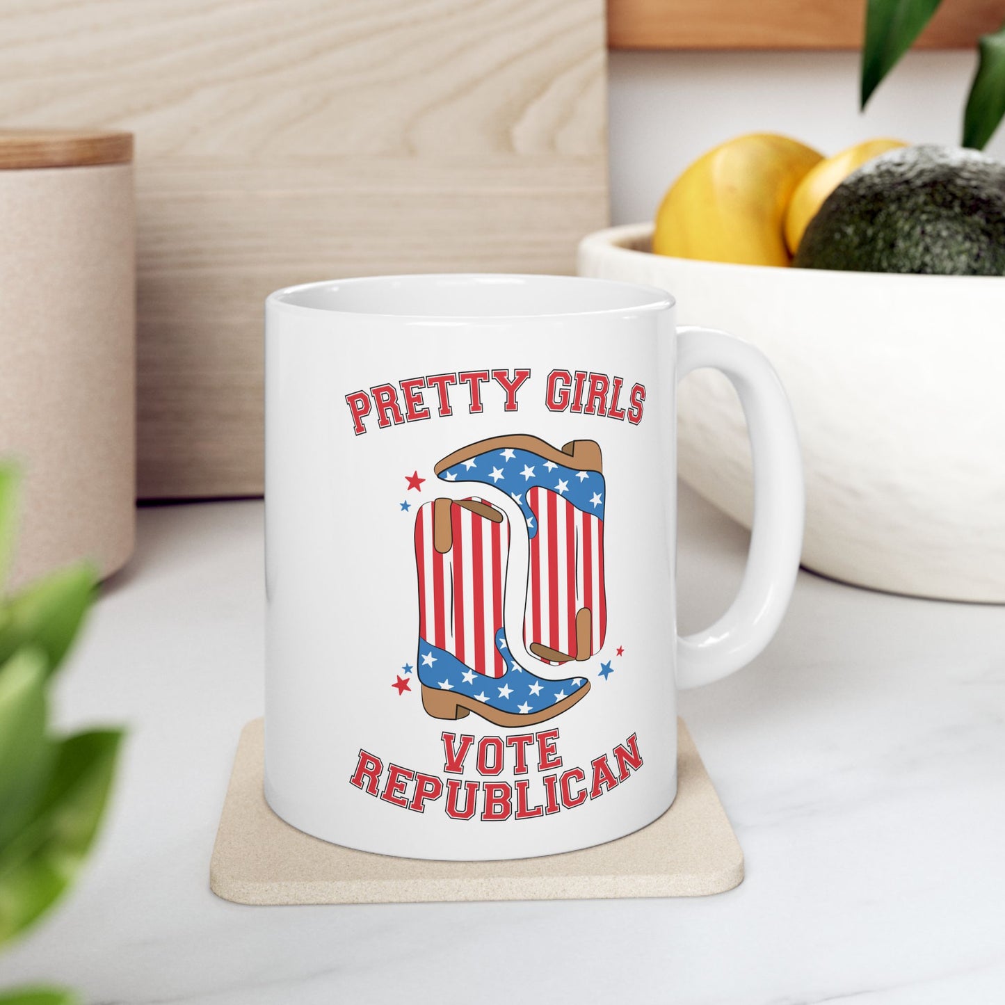 PRETTY GIRLS VOTE REPUBLICAN MUG