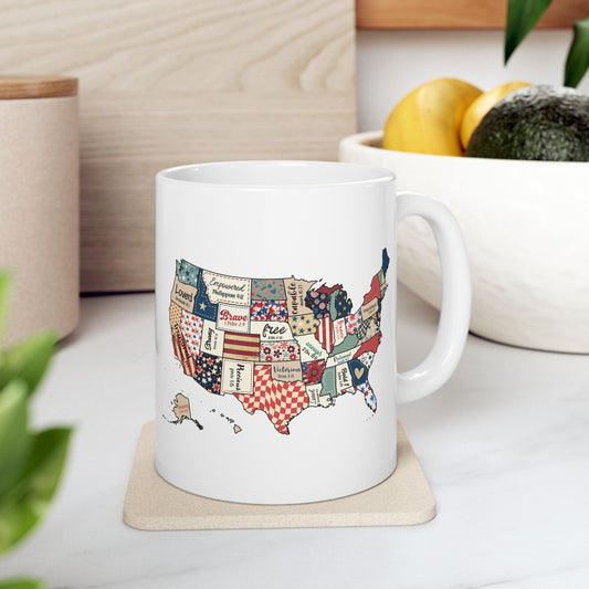 USA QUILTS MUG
