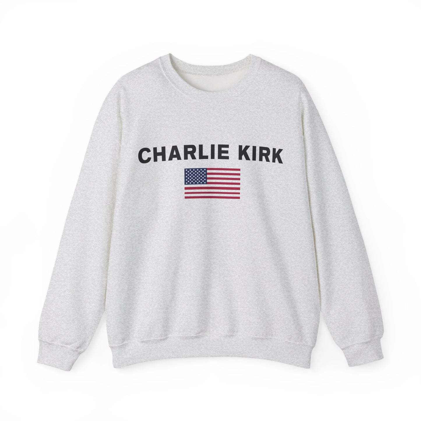 CHARLIE KIRK - USA FLAG SWEATSHIRT