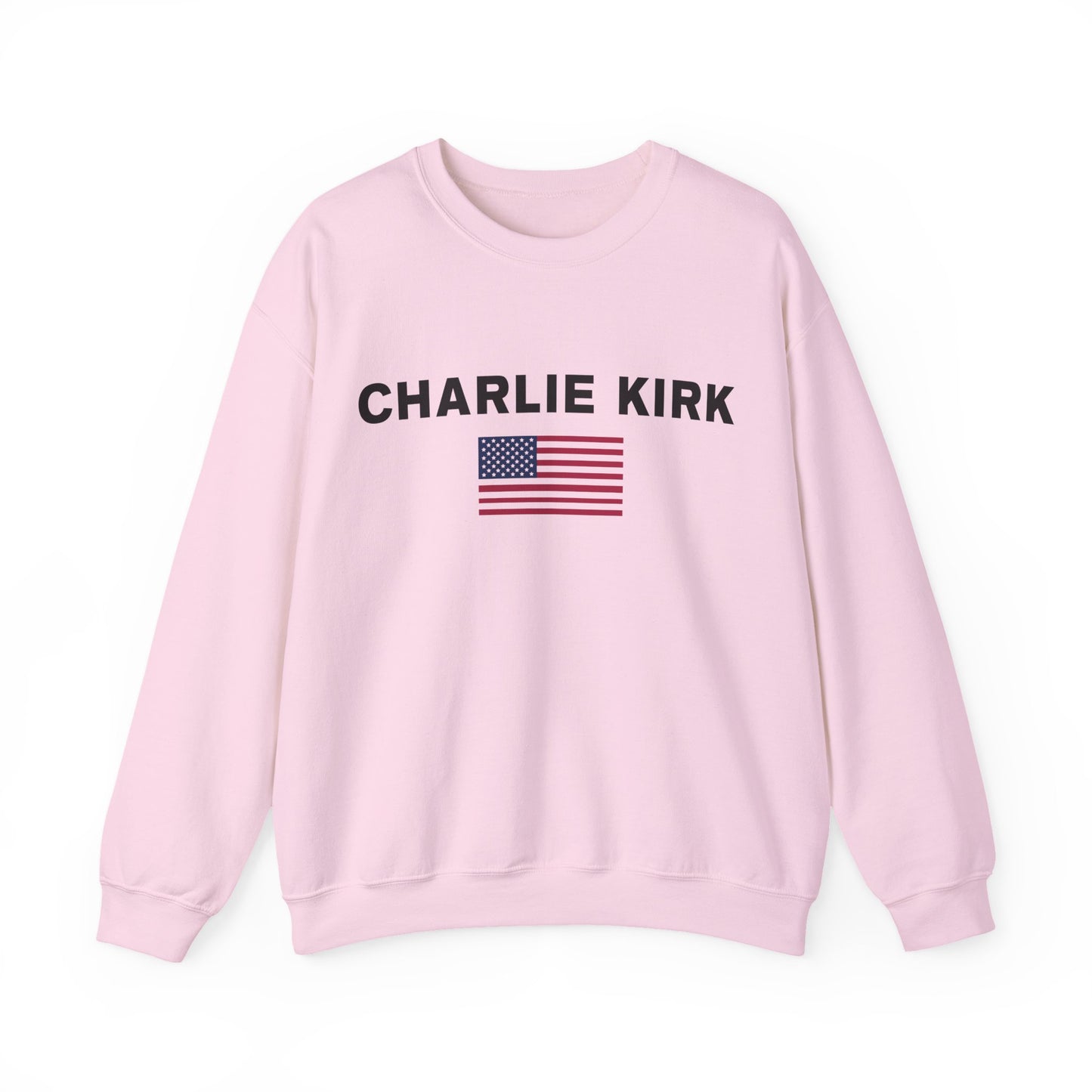 CHARLIE KIRK - USA FLAG SWEATSHIRT