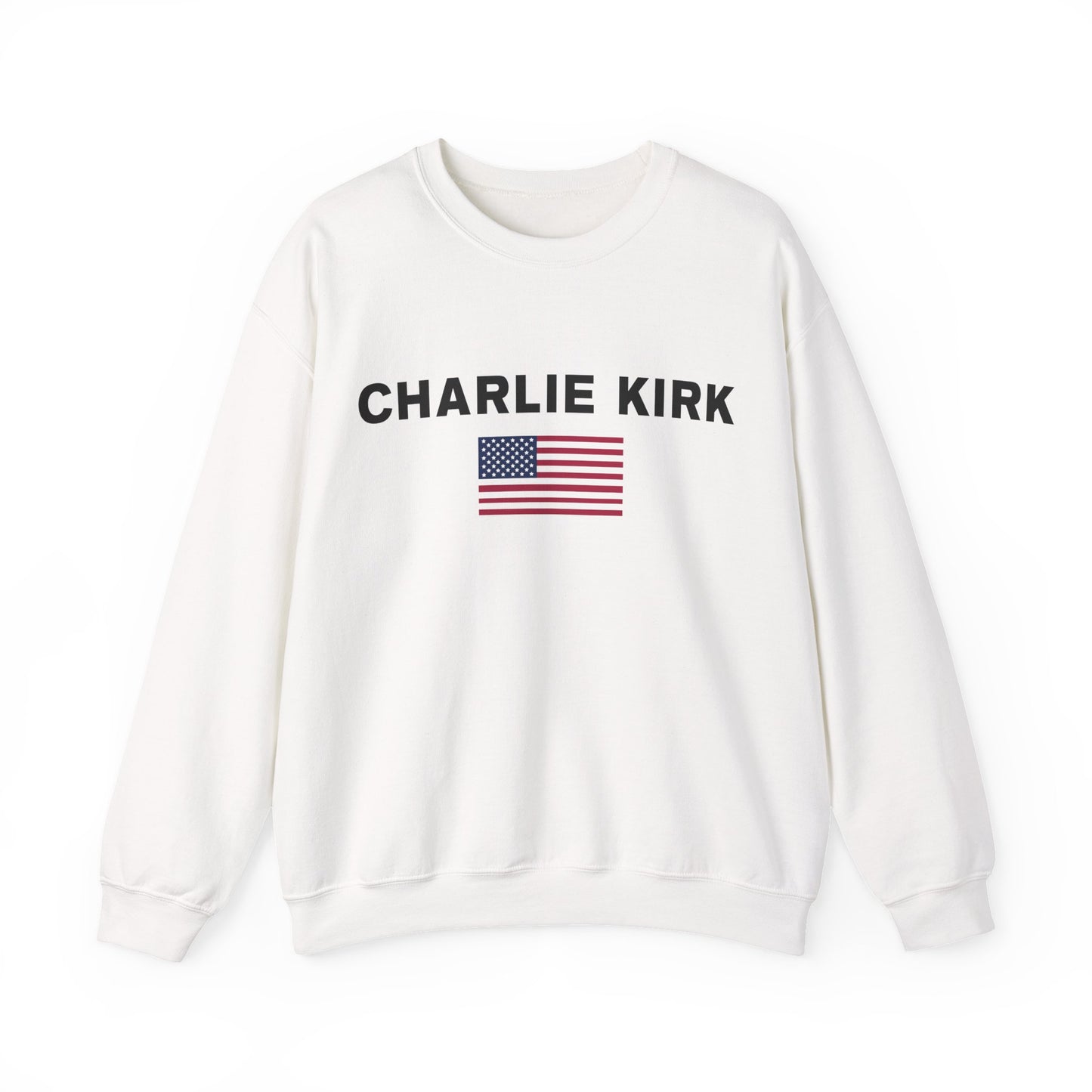 CHARLIE KIRK - USA FLAG SWEATSHIRT