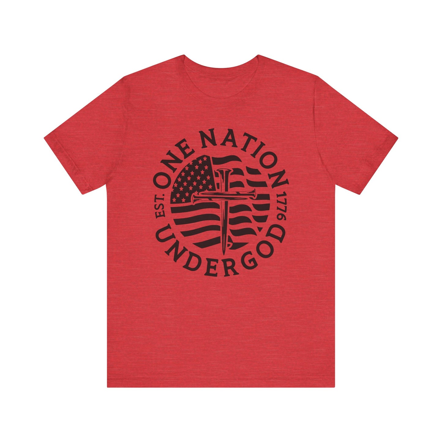 ONE NATION UNDER GOD 1776-B&W