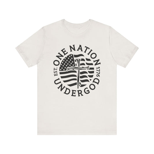 ONE NATION UNDER GOD 1776-B&W
