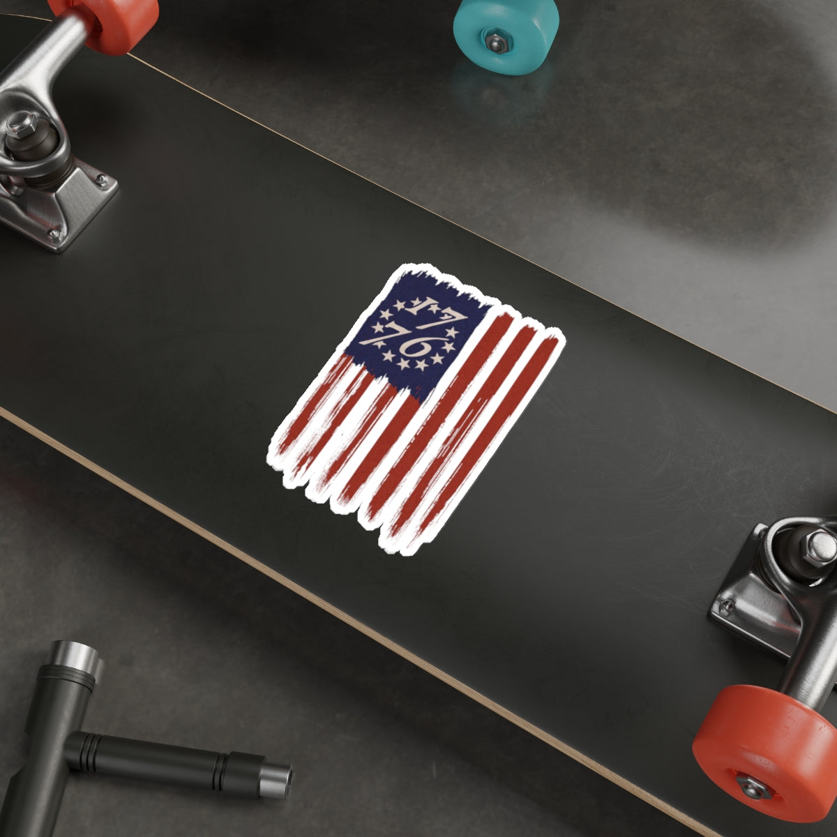 1776 USA STICKER