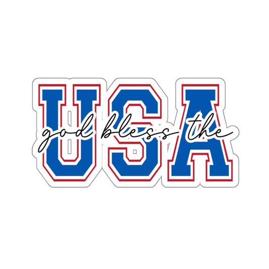 GOD BLESS THE USA STICKER