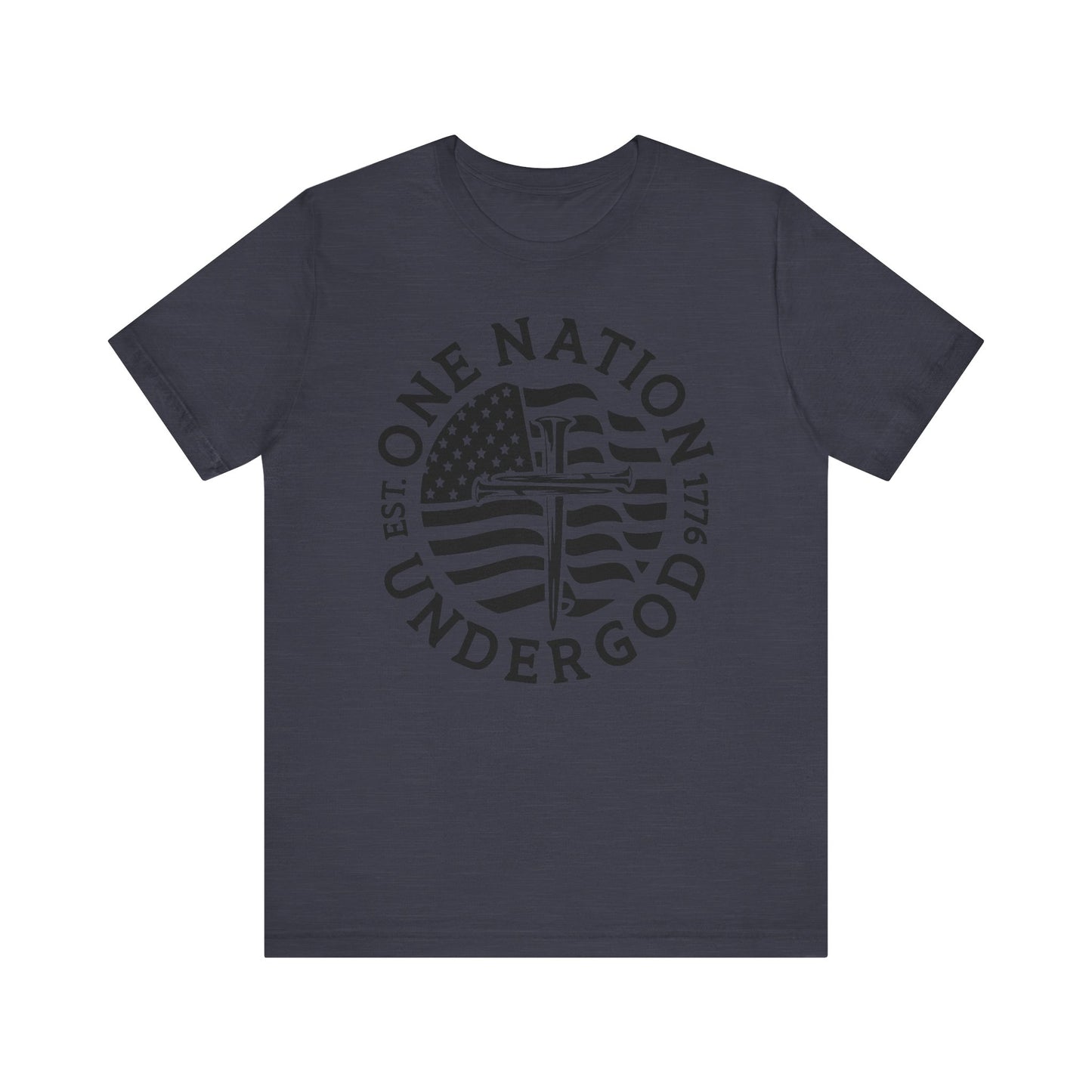 ONE NATION UNDER GOD 1776-B&W