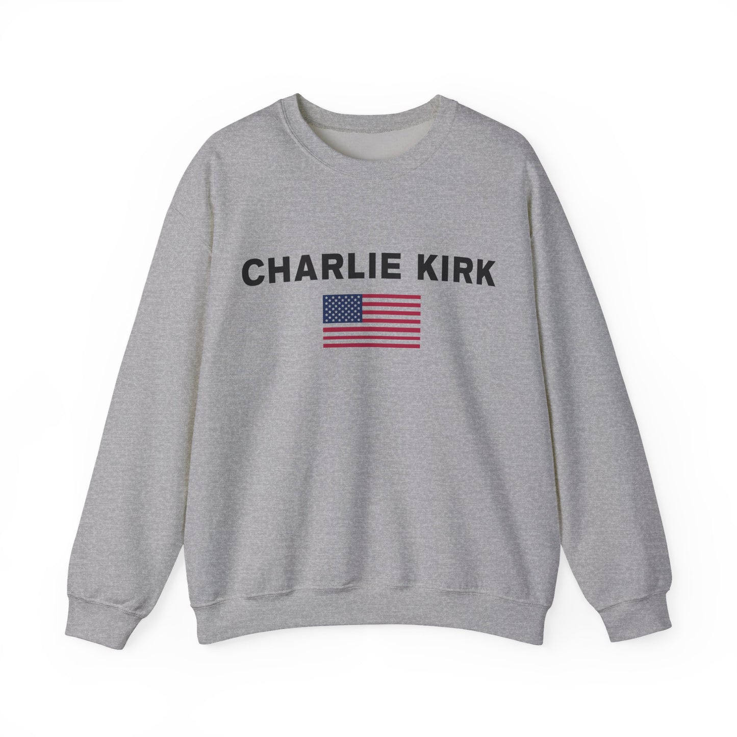 CHARLIE KIRK - USA FLAG SWEATSHIRT