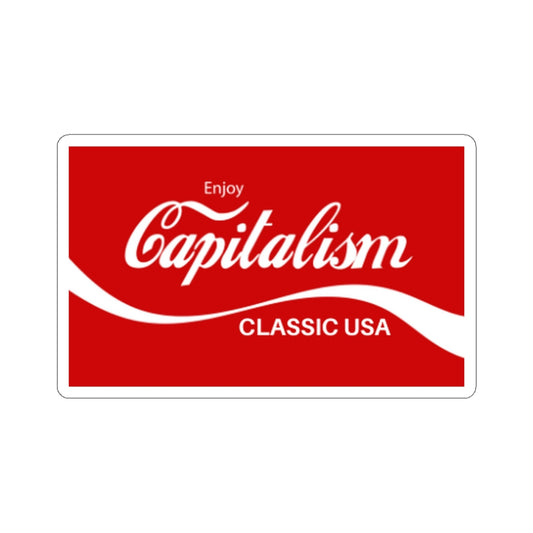 CAPITALISM CLASSIC USA STICKER