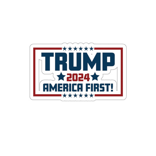 TRUMP 2024 AMERICA FIRST! STICKER