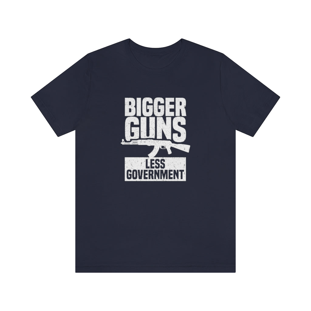 BIGGER GUNS LESS GOVERNMENT
