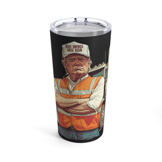 TRUMP MAGA TRAILER TUMBLER